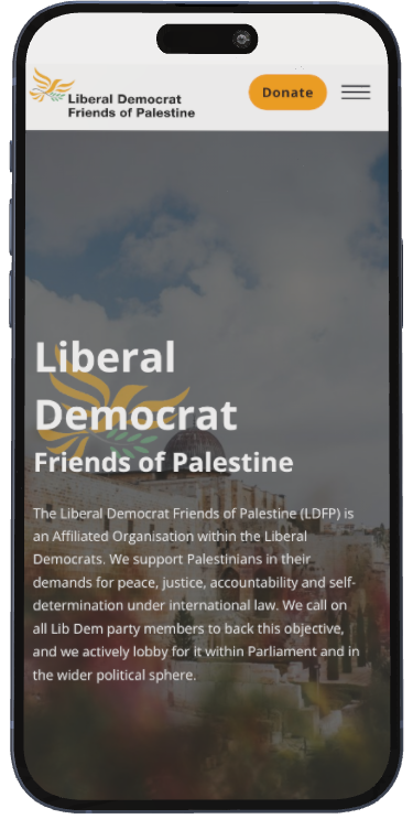 LDFP Homepage Design